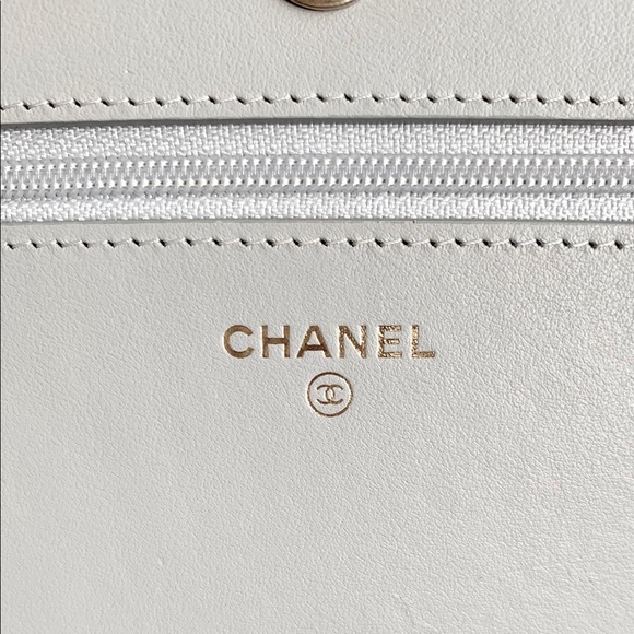 Chanel gray caviar boy wallet on chain woc - Picture 8 of 8